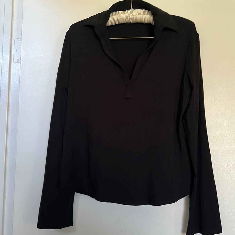 J.Crew Split Neck Top VGUC